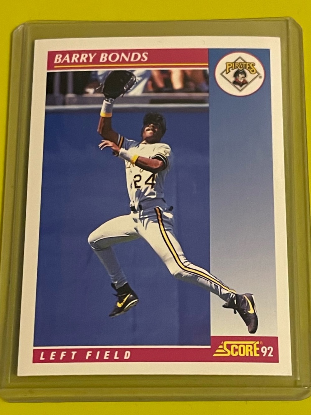 Barry Bonds #555 1992 Score Baseball Trading Card